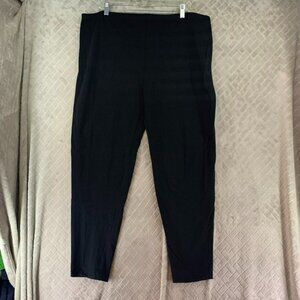 North Style Pants Womens 2X Black Leggings High Rise Comfort Stretch Yoga Lounge